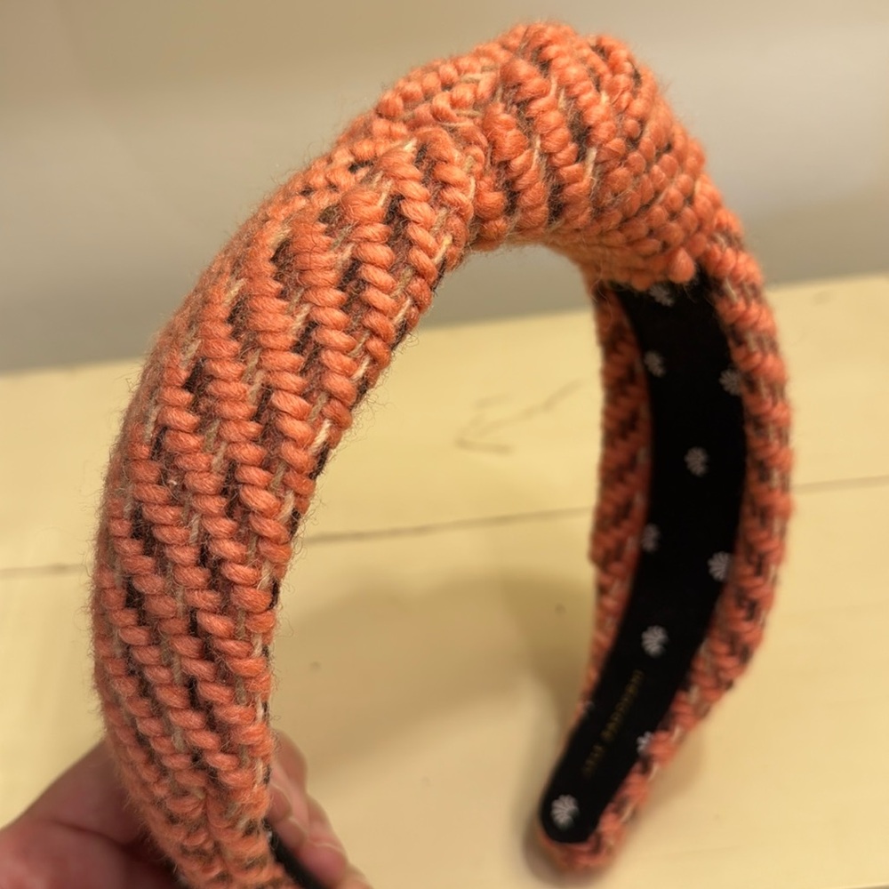 Lele Sadoughi Coral Wool Knotted Headband